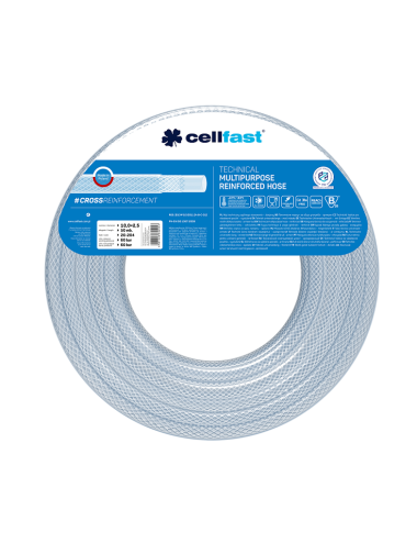 CELLFAST WĄŻ TECHNICZNY ZBROJONY 10,0x2,5x50mb