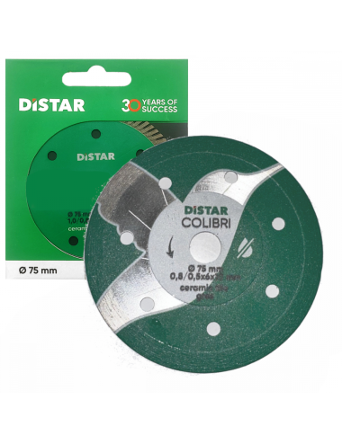 DISTAR TARCZA DIAMENTOWA COLIBRI 75 x 0,8 x 6 x 10H