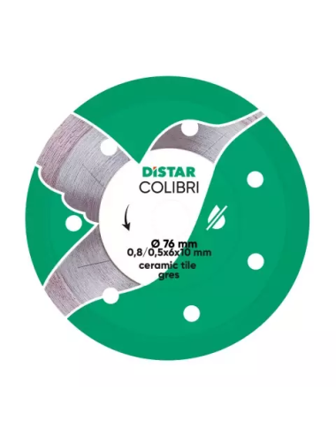 DISTAR TARCZA DIAMENTOWA COLIBRI 75 x 0,8 x 6 x 10H