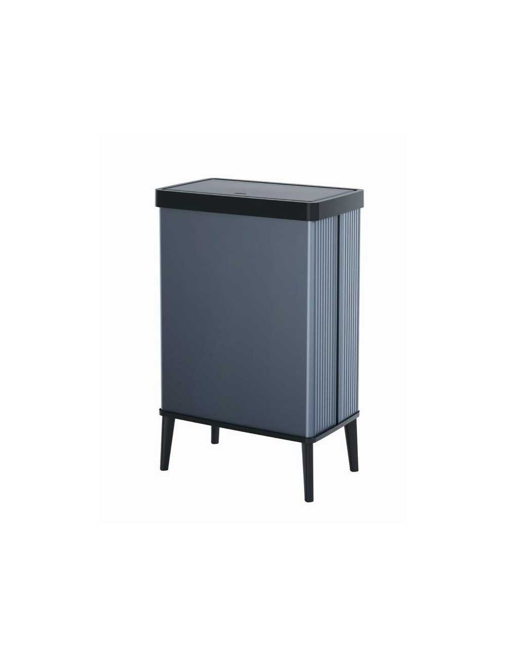 FISKARS CURVER KOSZ NA ŚMIECI VERTO 54L WYSOKI PERŁOWY NIEBIESKI