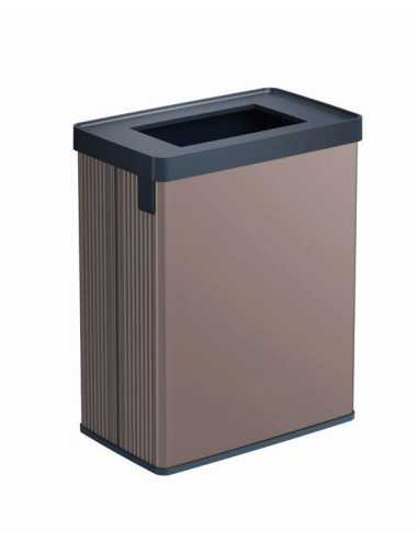 FISKARS CURVER KOSZ NA ŚMIECI VERTO 54L PERŁOWY RÓŻOWY