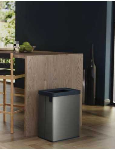 FISKARS CURVER KOSZ NA ŚMIECI VERTO 54L PERŁOWY RÓŻOWY