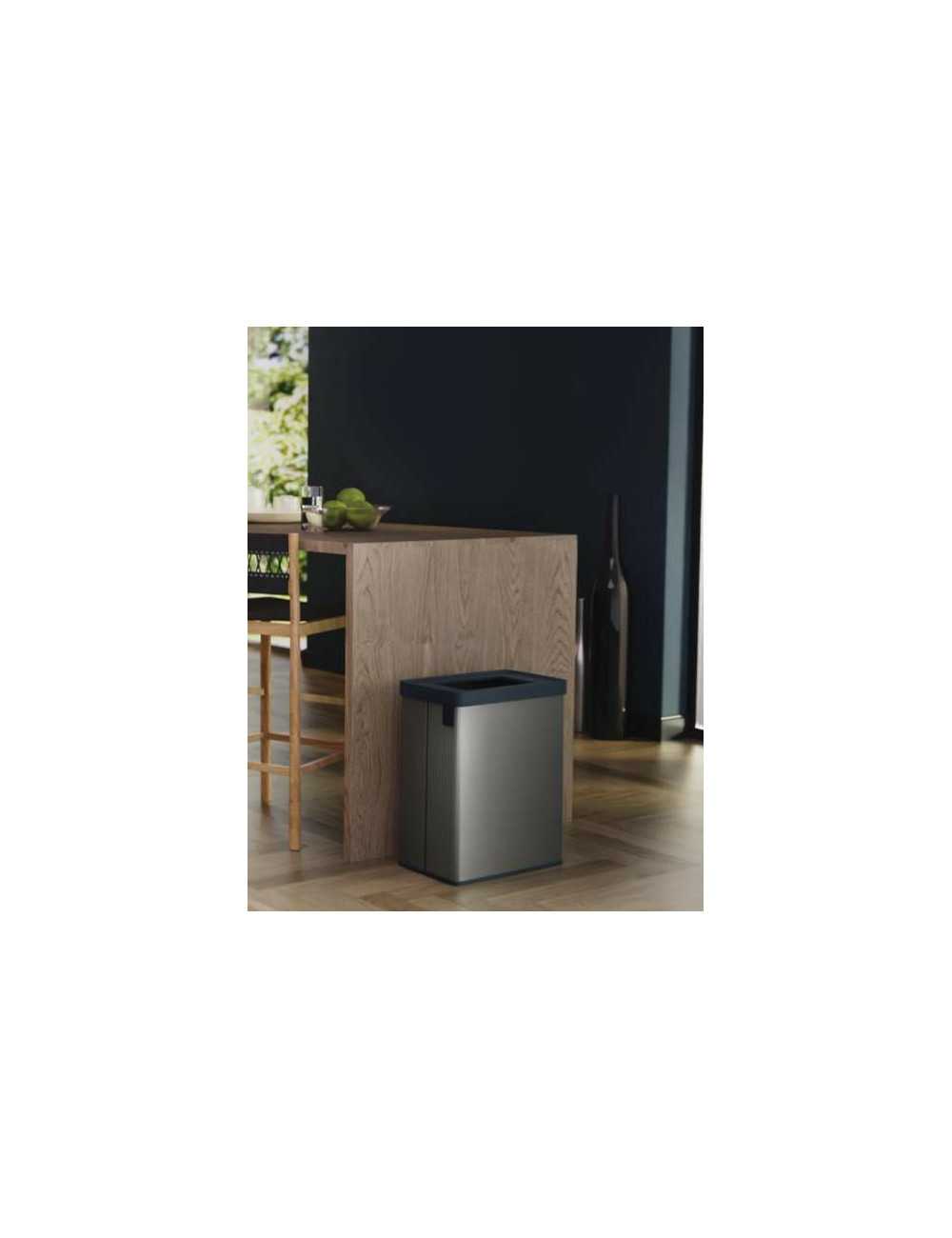 FISKARS CURVER KOSZ NA ŚMIECI VERTO 54L PERŁOWY RÓŻOWY