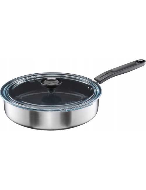 FISKARS PATELNIA 28cm Z POWŁOKĄ CERAMICZNĄ Z POKRYWKĄ FUNCTIONAL FORM