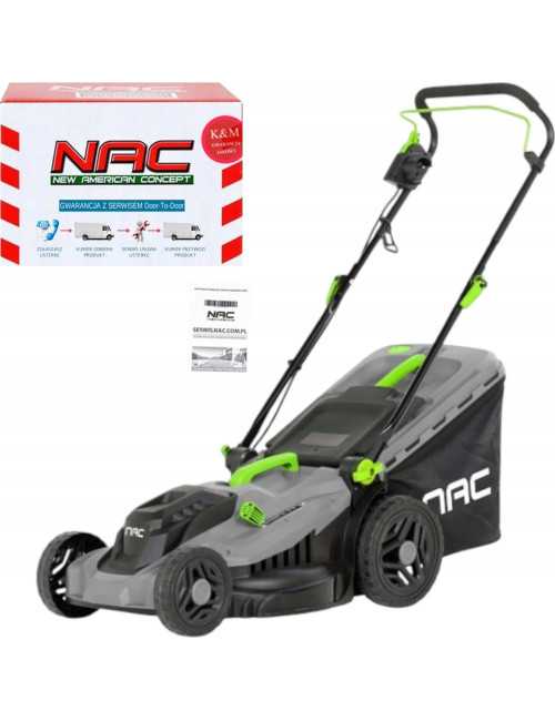 KOSIARKA ELEKTRYCZNA SIECIOWA DO TRAWY NAC1600W 38 cm LE16-E-38-PB-C