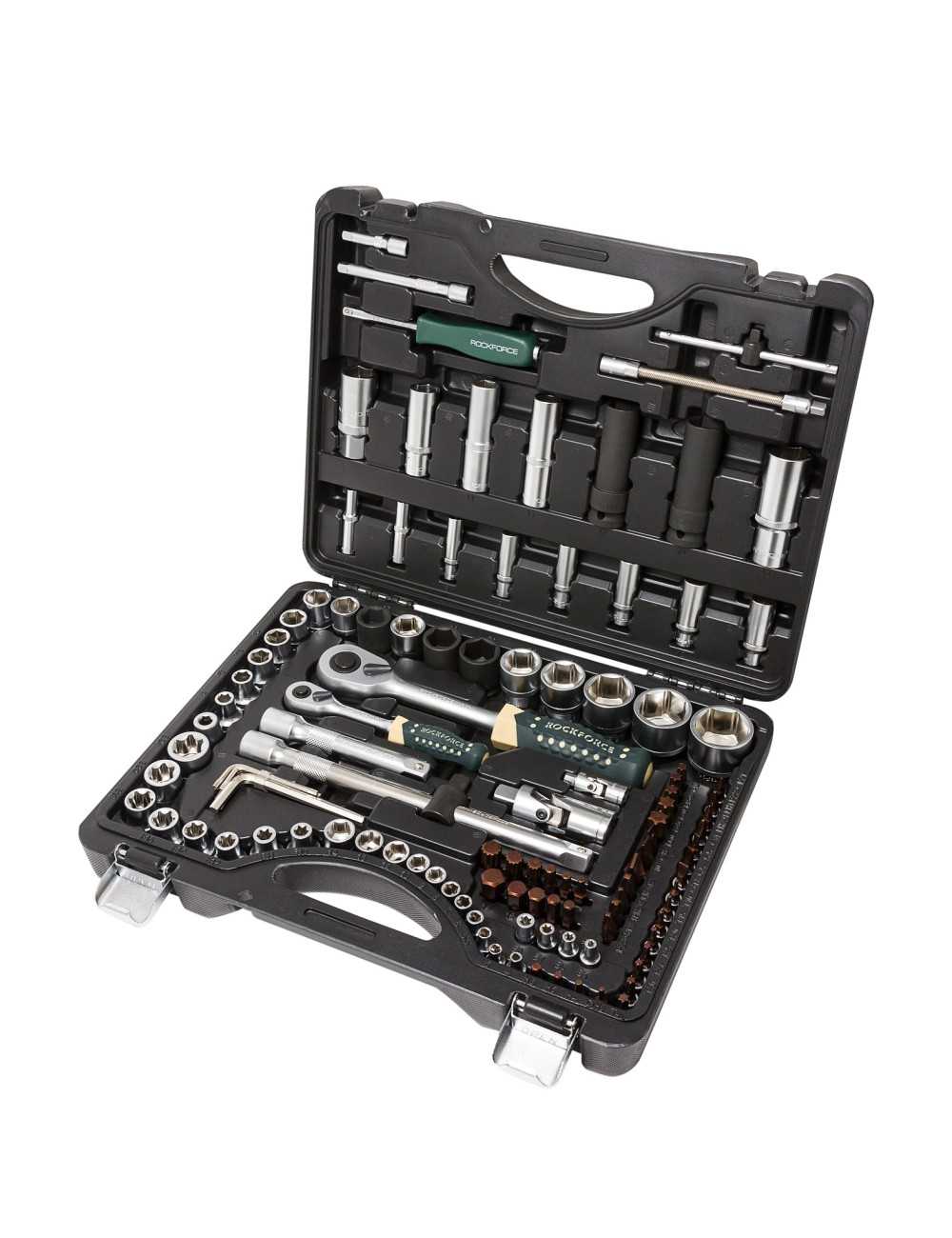 ROCKFORCE ZESTAW KLUCZY 108el. +6el.