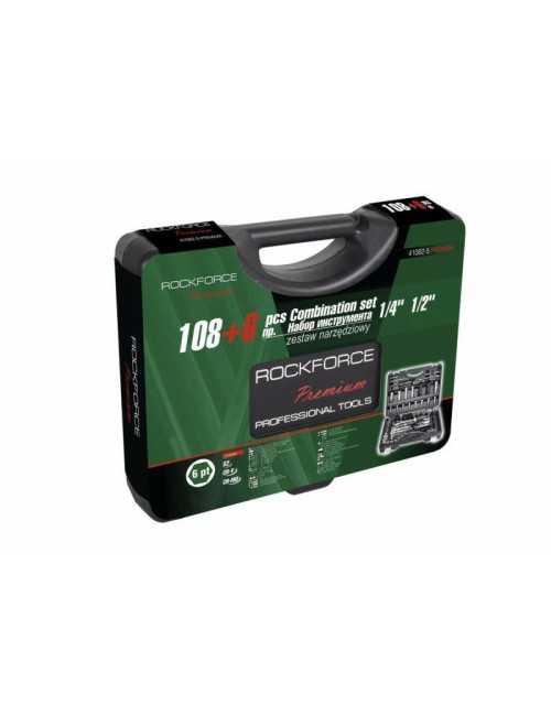 ROCKFORCE ZESTAW KLUCZY 108el. +6el.