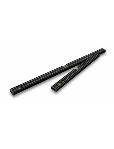 STABILA ZESTAW POZIOMIC 80AS 60cm + 100cm DARK SHADOW PRECYZJA