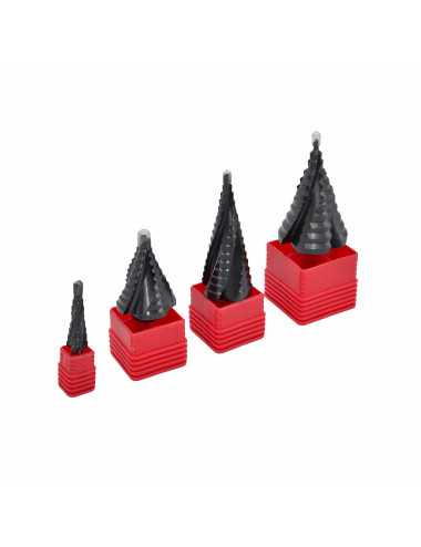 AWTOOLS WIERTŁO STOPNIOWE SPIRALNE M2-TiAlN 4-32mm BLACK LINE