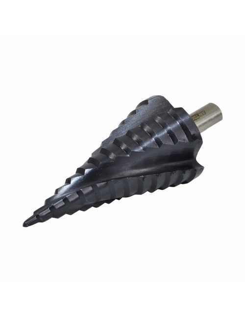 AWTOOLS WIERTŁO STOPNIOWE SPIRALNE M2-TiAlN  KOMPLET  4 szt. 4-12mm 4-20mm 4-32mm 4-39mm  BL