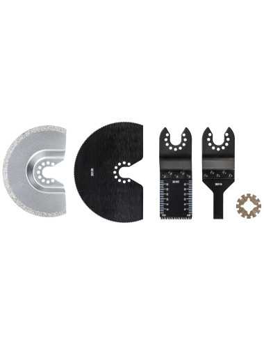 IRWIN BRZESZCZOT DO WIELOFUNKCYJNEJ SZLIFIERKI OSCYLACYJNEJ  KOMPLET  4szt. do cięcia drewna, płyt gipsow