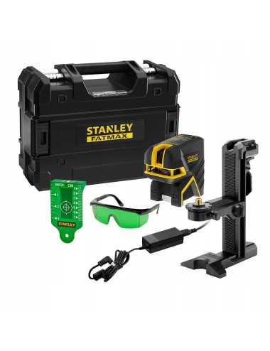 Stanley FMHT77597-1 Laser Punktowo-Krzyżowy Zielony Zasięg 30m IP54 Walizka