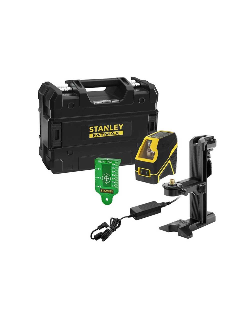 STANLEY LASER KRZYŻOWY FATMAX ZIELONY Li-ION 30m