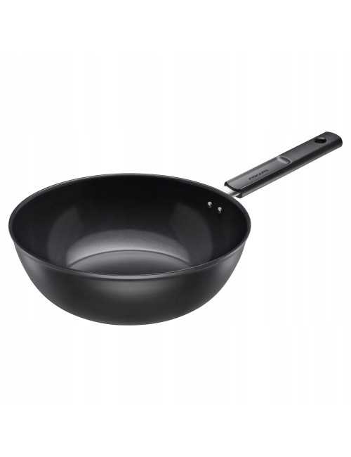 FISKARS WOK 28 CM (4,5 L) Z POWŁOKĄ NIEPRZYWIERAJĄCĄ HARD FACE