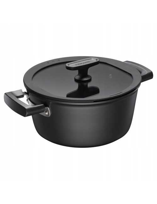 FISKARS GARNEK 3,5 L Z POWŁOKĄ NIEPRZYWIERAJĄCĄ I Z POKRYWKĄ HARD FACE