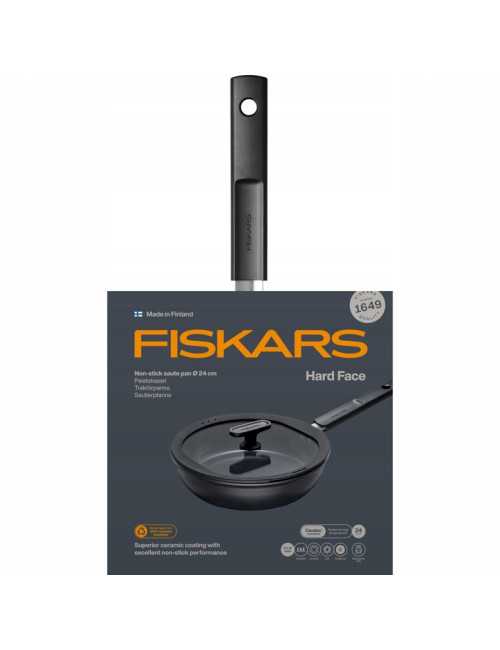 FISKARS PATELNIA SZEFA KUCHNI 26 CM (2,8 L) Z POWŁOKĄ NIEPRZYWIERAJĄCĄ I Z POKRYWKĄ HARD FACE