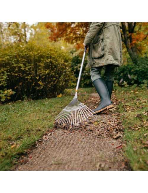 FISKARS GRABIE DO LIŚCI METALOWE WACHLARZOWE ERGONOMIC