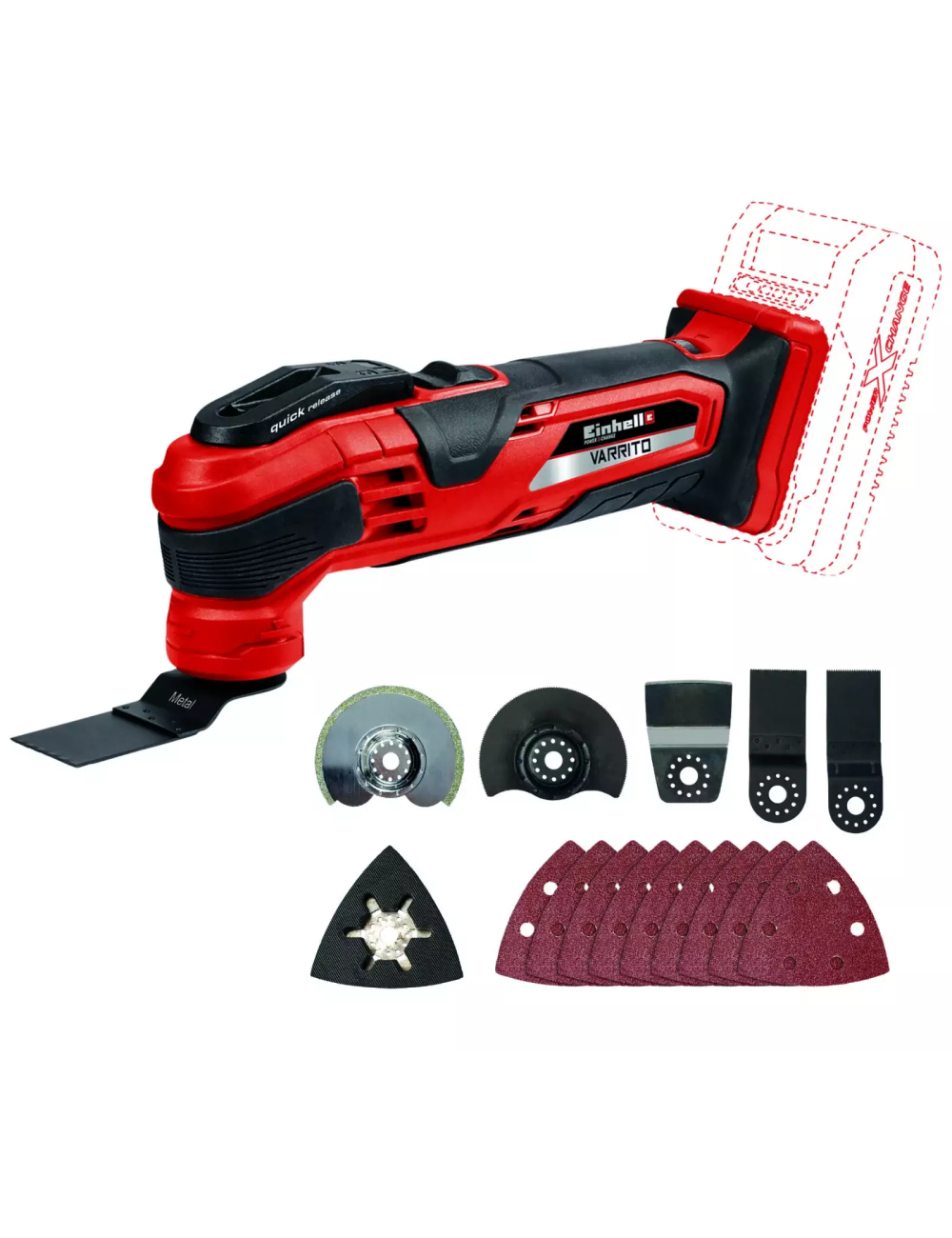 EINHELL NARZĘDZIE WIELOFUNKCYJNE VARRITO  solo