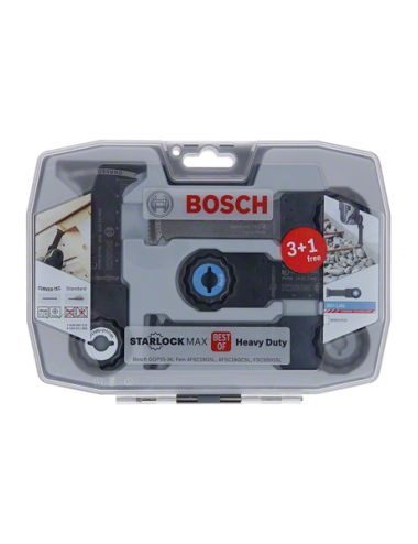 Brzeszczoty do narzędzi wielofunkcyjnych 4szt. Bosch Set Best of Heavy Duty