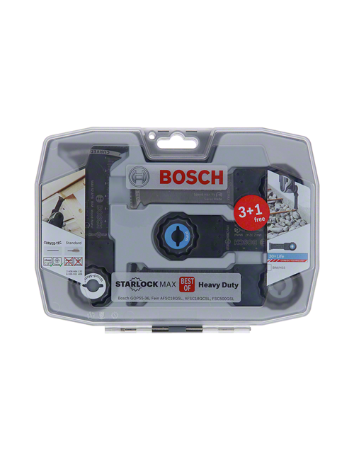 Brzeszczoty do narzędzi wielofunkcyjnych 4szt. Bosch Set Best of Heavy Duty