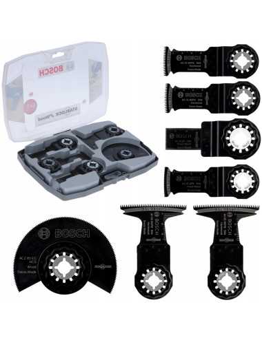 BOSCH MT ZESTAW brzeszczotów do narzędzi wielofunkcyjnych Starlock w kasecie 7szt.