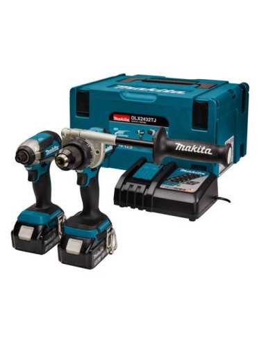 MAKITA ZESTAW COMBO 18V DLX2432TJ (DDF486+DTD153) 2 x 5,0Ah MAKPAC