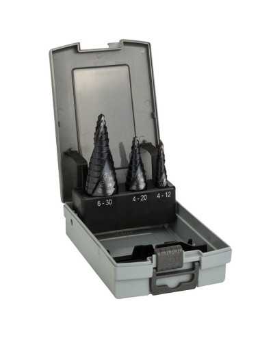 BOSCH WIERTŁO STOPNIOWE AlHSS-TiN  KOMPLET  3szt. 4-12,4-20,6-30