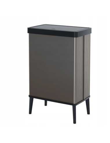 CURVER KOSZ NA ŚMIECI VERTO 54L WYSOKI PERŁOWY SZARY
