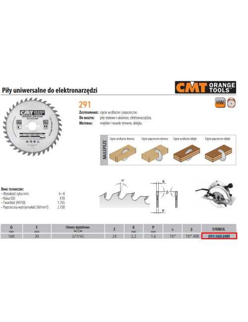 PIŁA UNIWERSALNA, DO CIĘCIA WZDŁUŻNEGO I POPRZECZNEGO HM  CMT
