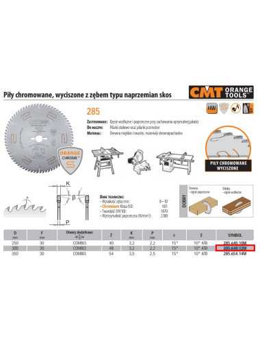 PIŁA UNIWERSALNA CHROMOWANA  CMT