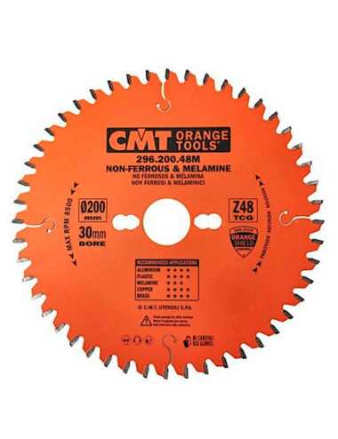 CMT PIŁA DO MATERIAŁÓW NIEŻELAZNYCH ORAZ PŁYT LAMINOWANYCH HW D200 F30 Z48 K 2,8 2,2