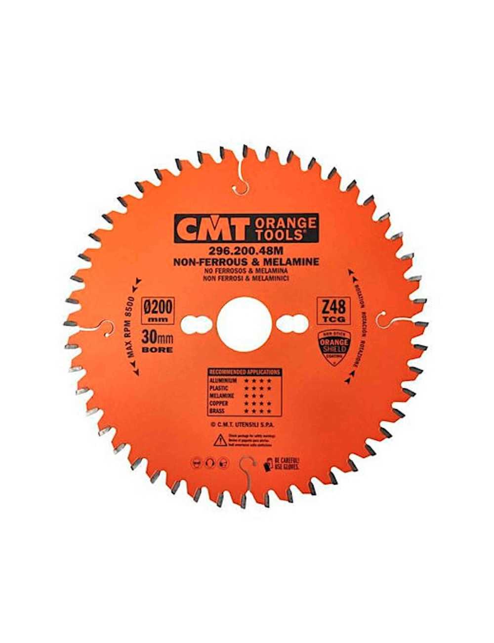 CMT PIŁA DO MATERIAŁÓW NIEŻELAZNYCH ORAZ PŁYT LAMINOWANYCH HW D200 F30 Z48 K 2,8 2,2