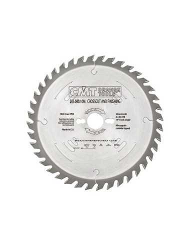 CMT TARCZA TNĄCA WIDIOWA DO DREWNA MATERIAŁÓW DREWNOPOCHODNYCH HM 254X30 MM 60Z