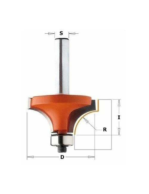 CMT FREZ ZAOKRĄGLAJĄCY Z ŁOŻYSKIEM HM R= 3 D=18,7 I=12,7 S=6