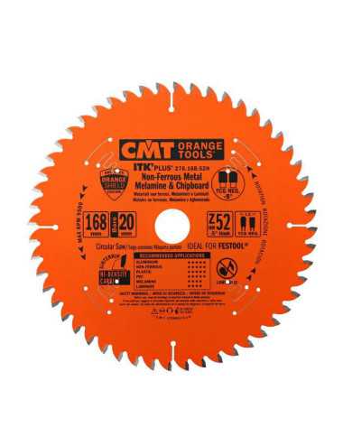 PIŁA TARCZA ITK D168 B20 Z52 2 6 32 1,8 1,2 CMT