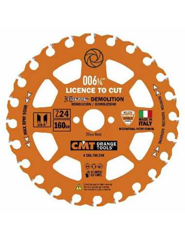 CMT PIŁA HM D=160 Z=24 F=20 K P=2,3 1,2