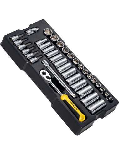 STANLEY ZESTAW KLUCZY  36 elementów 3 8" TRANSMODULE