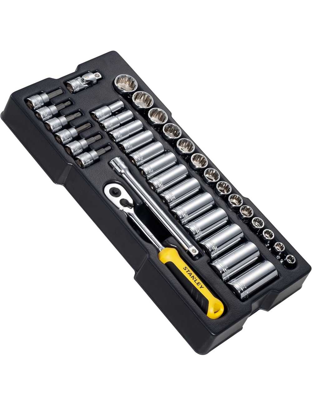 STANLEY ZESTAW KLUCZY  36 elementów 3 8" TRANSMODULE