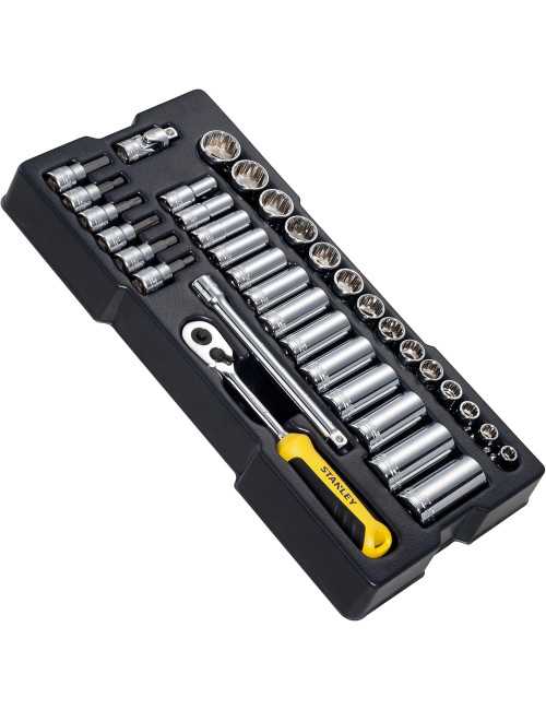 STANLEY ZESTAW KLUCZY  36 elementów 3 8" TRANSMODULE