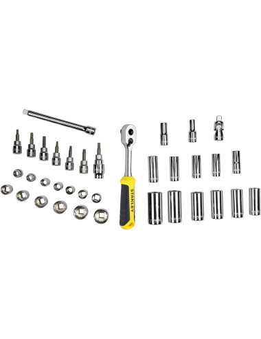 STANLEY ZESTAW KLUCZY  36 elementów 3 8" TRANSMODULE