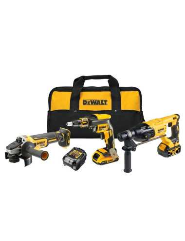 DEWALT ZESTAW COMBO 18V DCK308DM (DCF620+DCH133+DCG405) 1x4,0Ah 1x2,0Ah