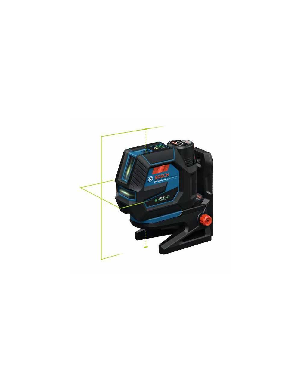 BOSCH LASER KRZYŻOWY GCL 12V-50-22 CG ZIELONY +UCHWYT RM 20 +ADAPTER AA 1 1x2,0Ah