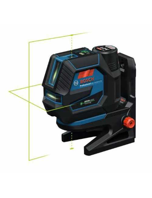 BOSCH LASER KRZYŻOWY GCL 12V-50-22 CG ZIELONY +UCHWYT RM 20 +ADAPTER AA 1 1x2,0Ah