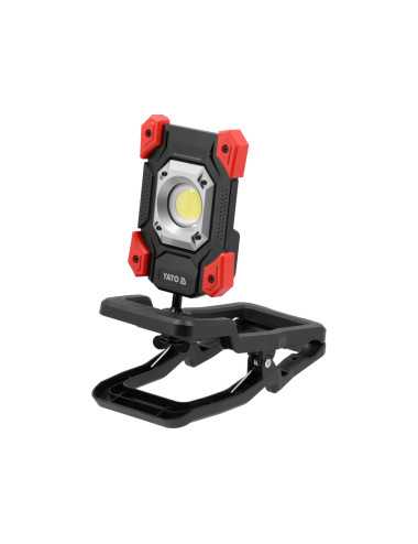 YATO REFLEKTOR PRZENOŚNY 20W 2000LM Z ZACISKIEM YT-818216