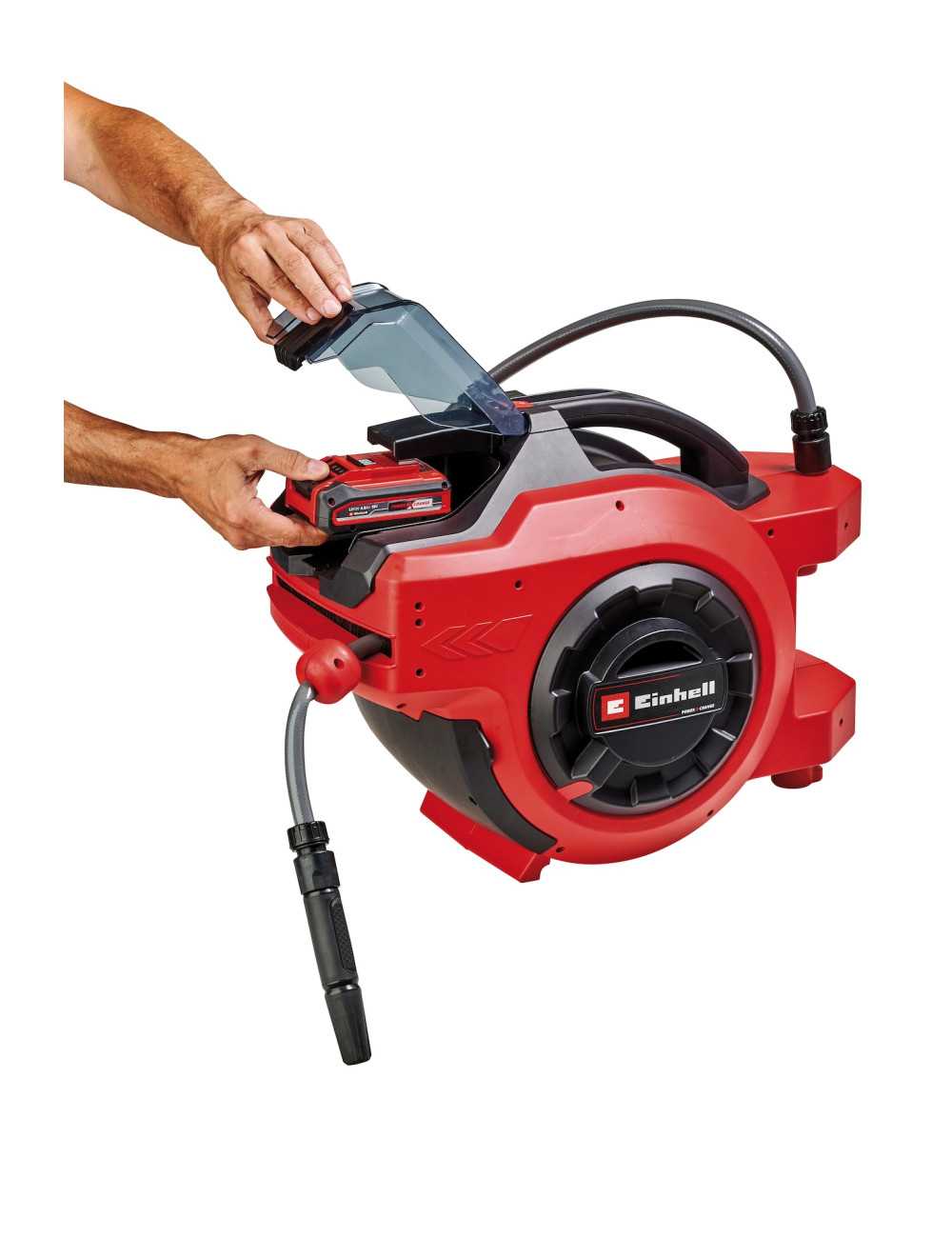 EINHELL BĘBEN Z WĘŻEM AKUMULATOROWY ZWIJACZ  GE-HR 18 30 WH Li-Solo