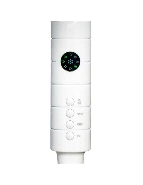 VOLTENO WENTYLATOR PODŁOGOWY BIAŁY + WYŚWIETLACZ