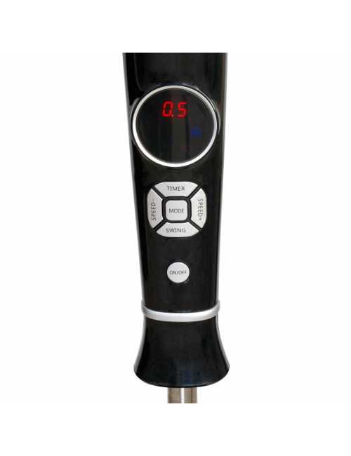 VOLTENO WENTYLATOR PODŁOGOWY CZARNY + PILOT + WYŚWIETLACZ