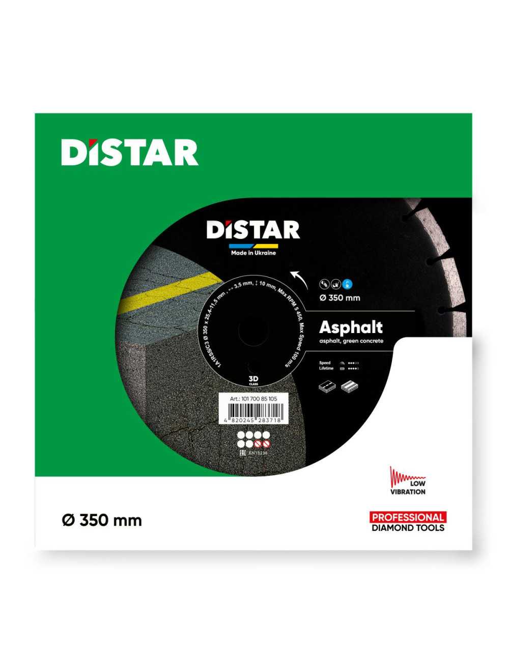 DISTAR TARCZA DIAMENTOWA ASPHALT 350 x 3,5 2,5 x 25,4mm