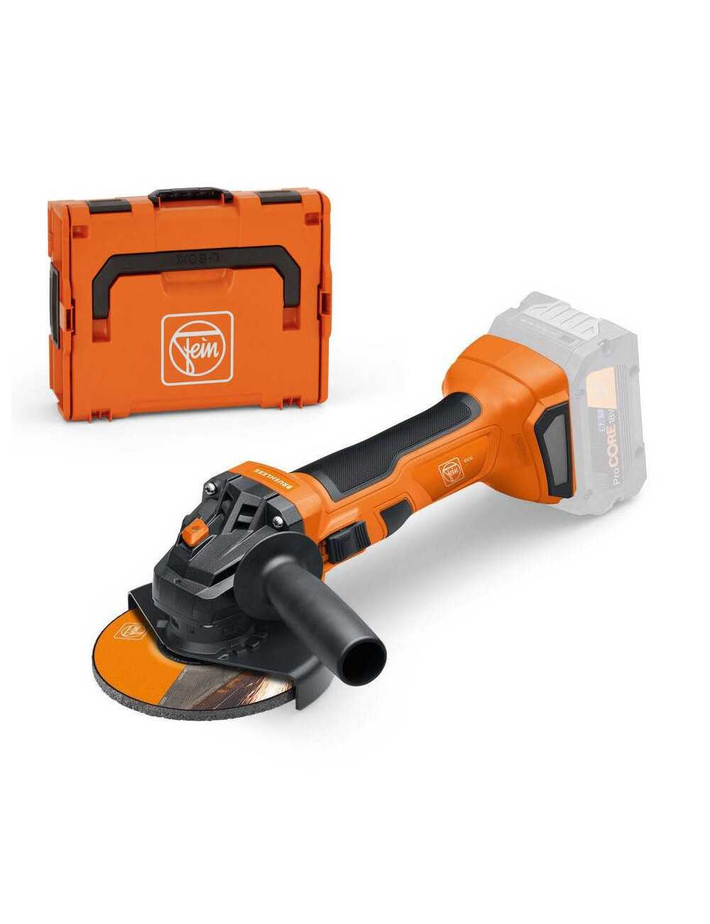 FEIN SZLIFIERKA KĄTOWA CG 10-125 BODY + WALIZKA TRANSPORTOWA