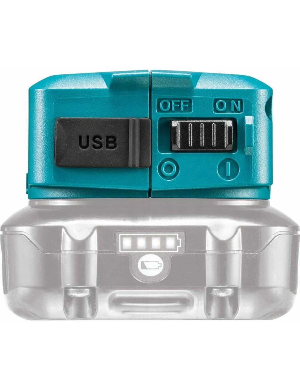 MAKITA ADP08 BODY adapter USB 5V 2.1A do akumulatorów Makita CXT 10.8V - 12V Max Li-Ion (ładowarka USB POWERBANK)